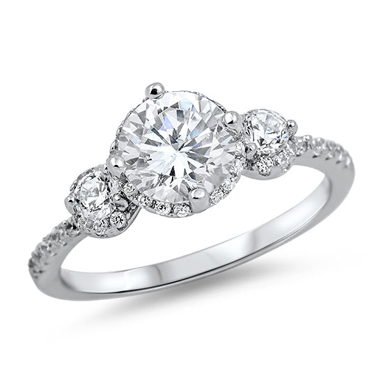 Silver CZ Ring