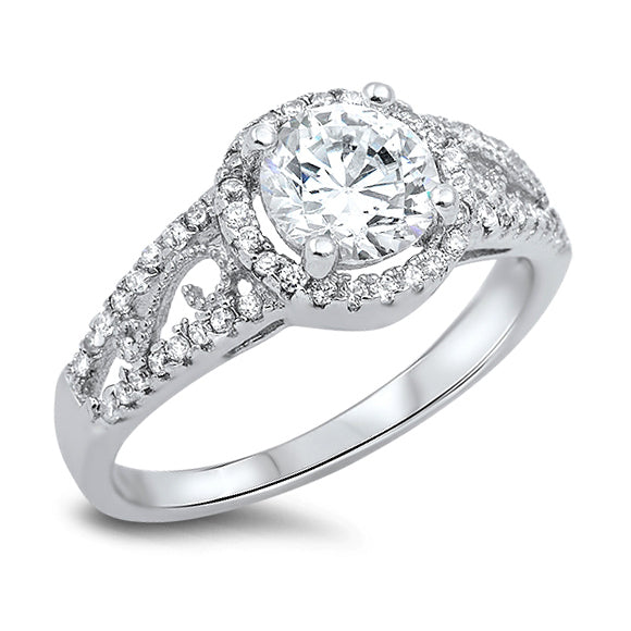 Silver CZ Ring