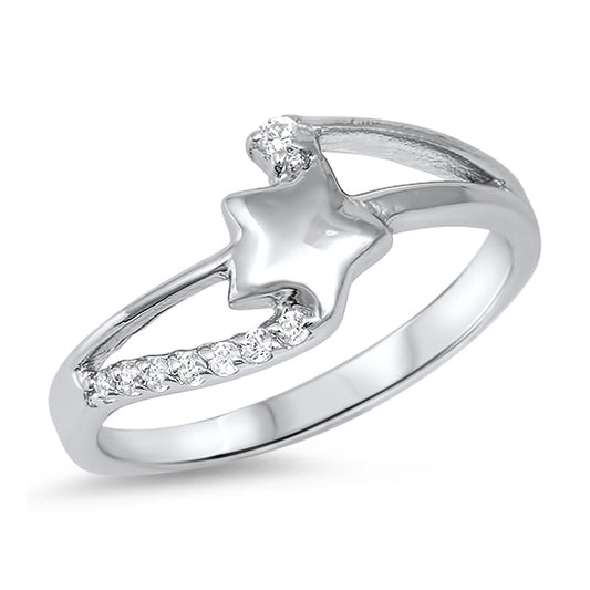 Silver CZ Ring