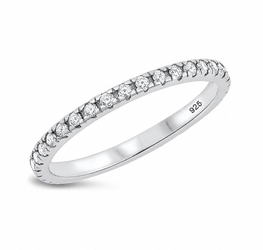 Silver CZ Ring
