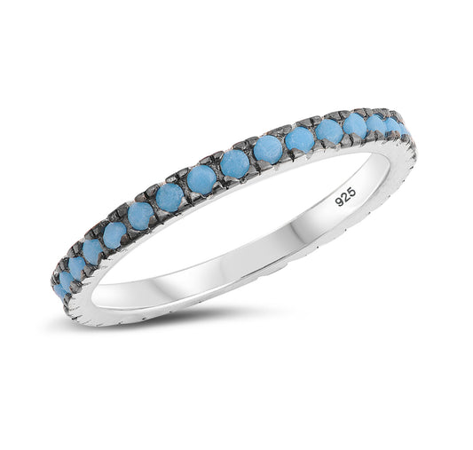 Silver Stone Ring