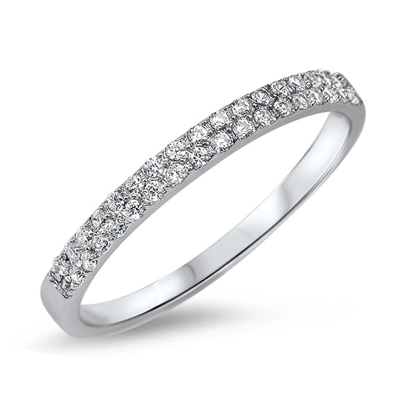 Silver CZ Ring