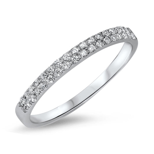 Silver CZ Ring