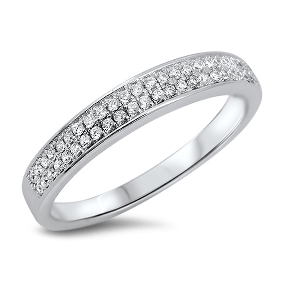 Silver CZ Ring