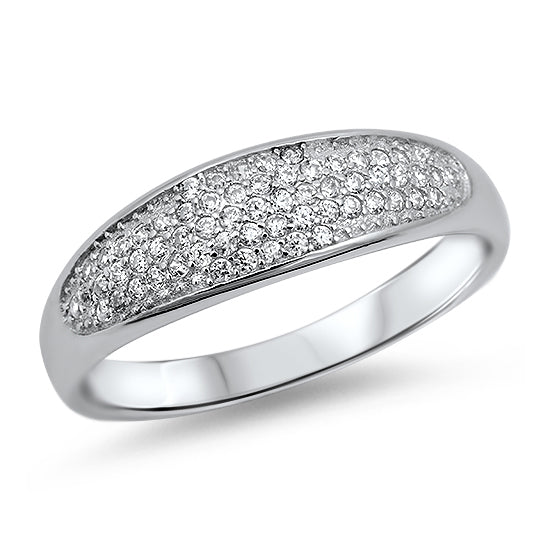 Silver CZ Ring