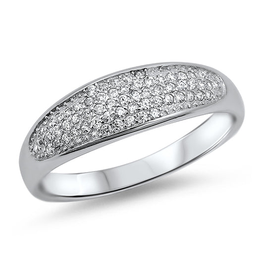 Silver CZ Ring