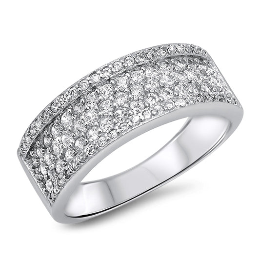Silver CZ Ring