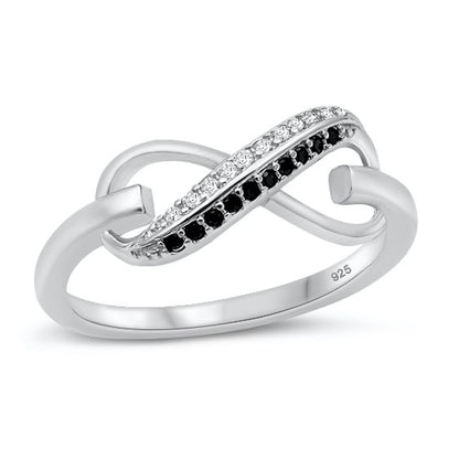Silver Infinity Ring w/ CZ