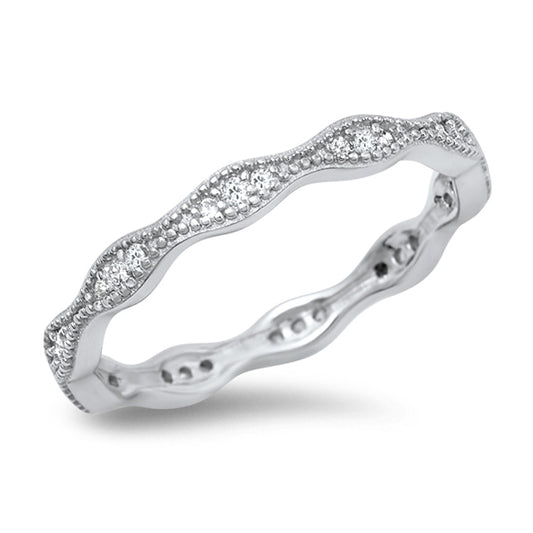 Silver CZ Ring