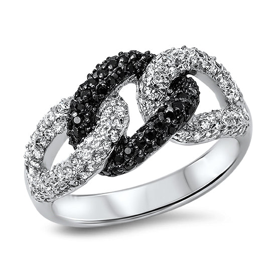 Silver CZ Ring