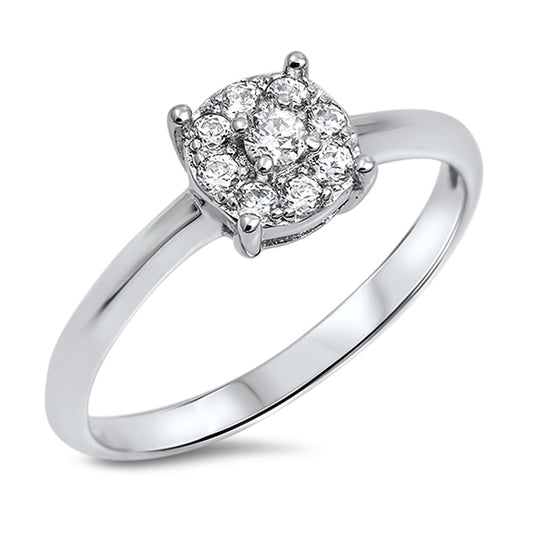 Silver CZ Ring