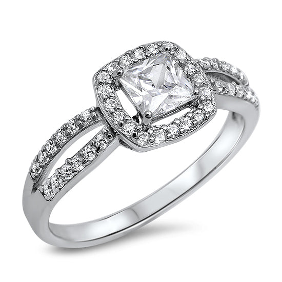 Silver CZ Ring