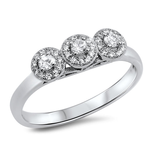 Silver CZ Ring