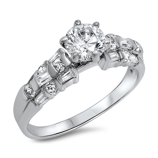 Silver CZ Ring