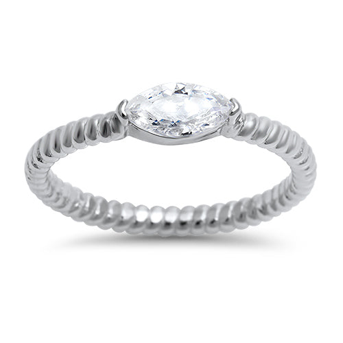 Silver CZ Ring