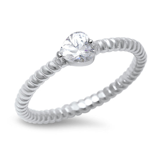 Silver CZ Ring