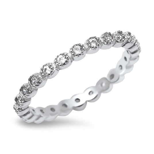 Silver CZ Ring