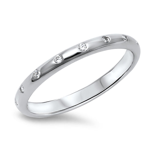 Silver CZ Ring