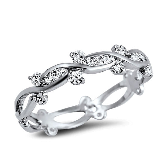 Silver CZ Ring