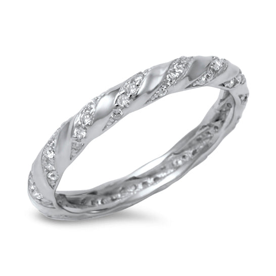Silver CZ Ring