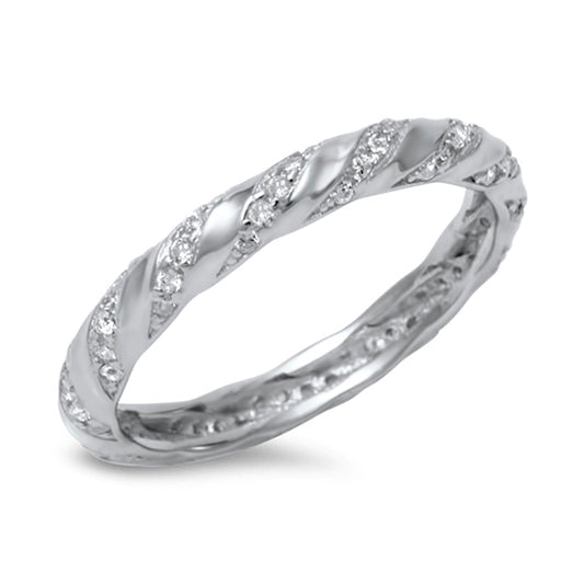 Silver CZ Ring