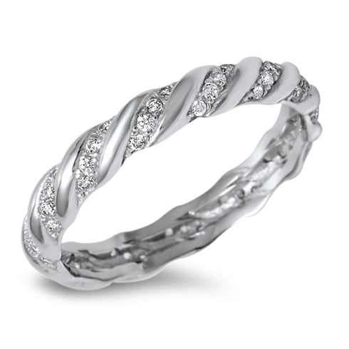 Silver CZ Ring