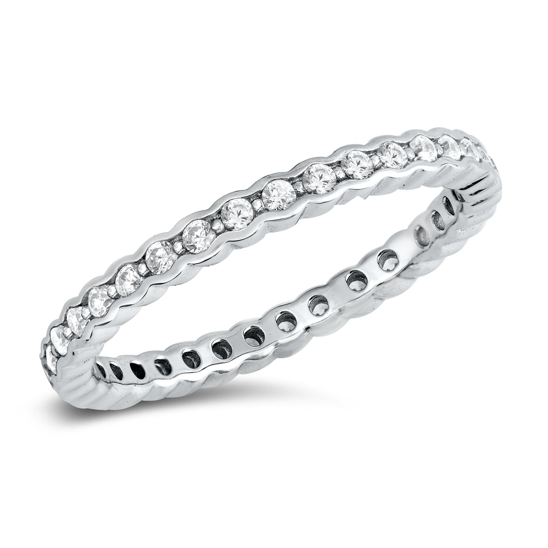 Silver CZ Ring