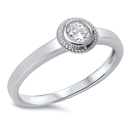 Silver CZ Ring