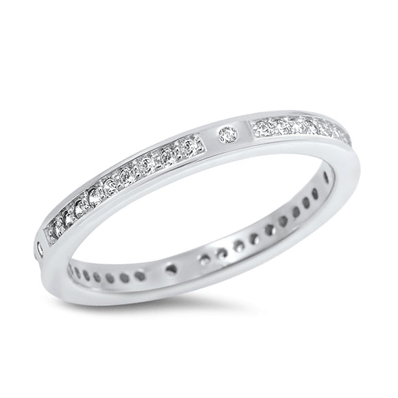 Silver CZ Ring
