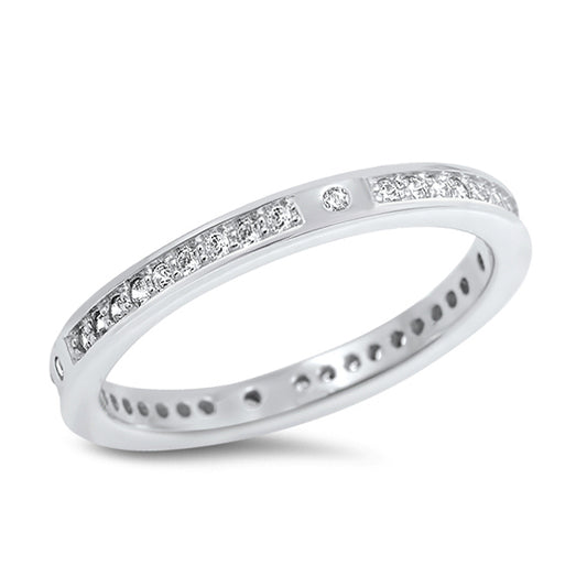 Silver CZ Ring