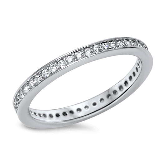 Silver CZ Ring