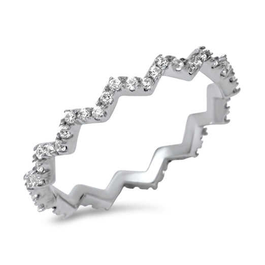 Silver CZ Ring
