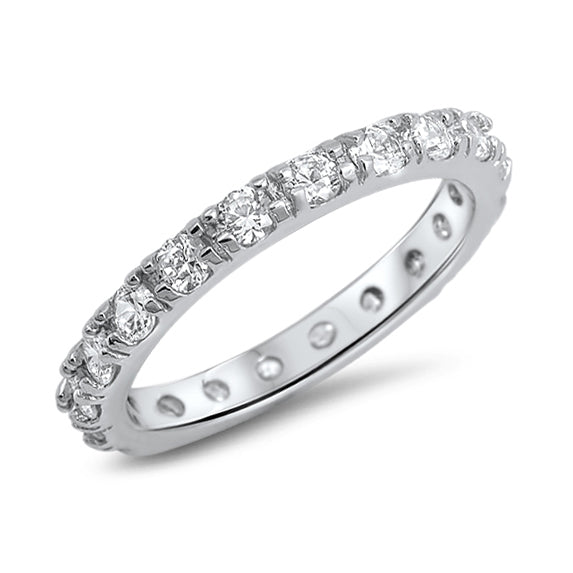 Silver CZ Ring