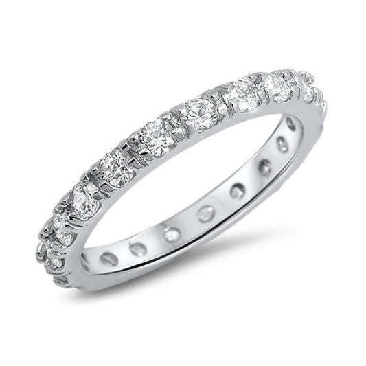 Silver CZ Ring