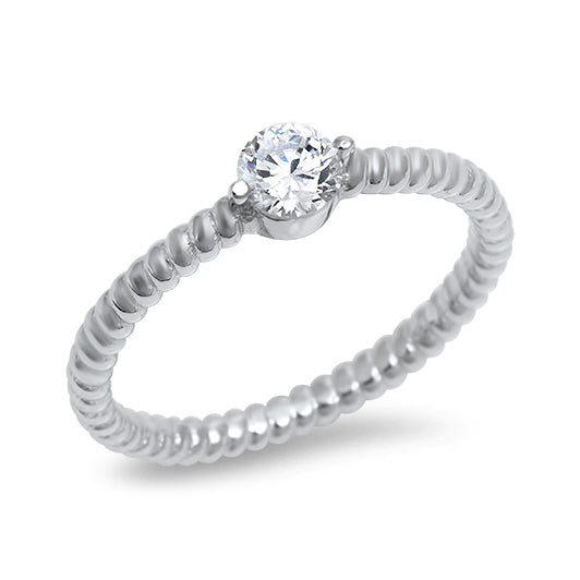 Silver CZ Ring