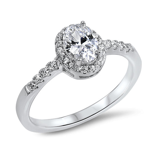 Silver CZ Ring