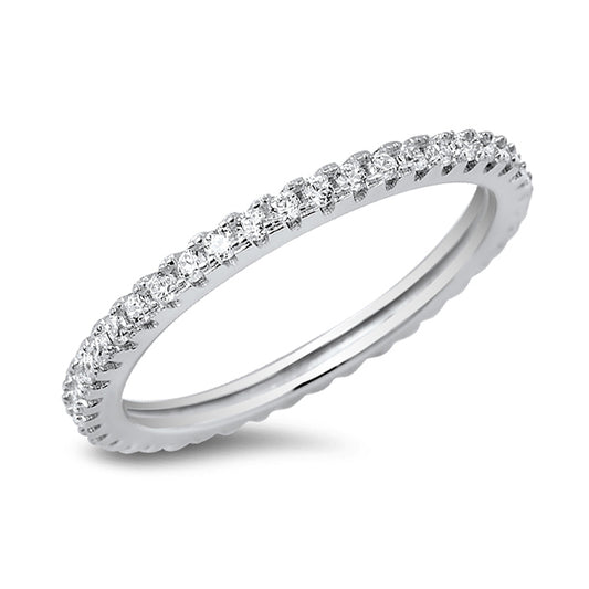 Silver CZ Ring