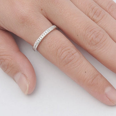 Silver CZ Ring