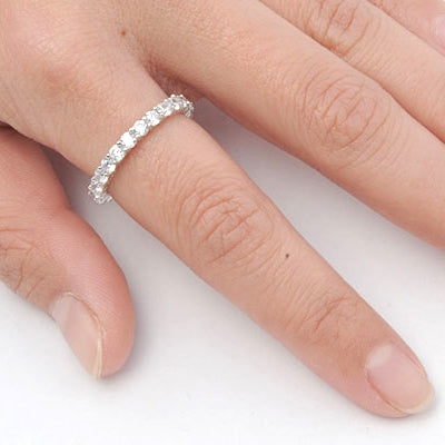 Silver CZ Ring