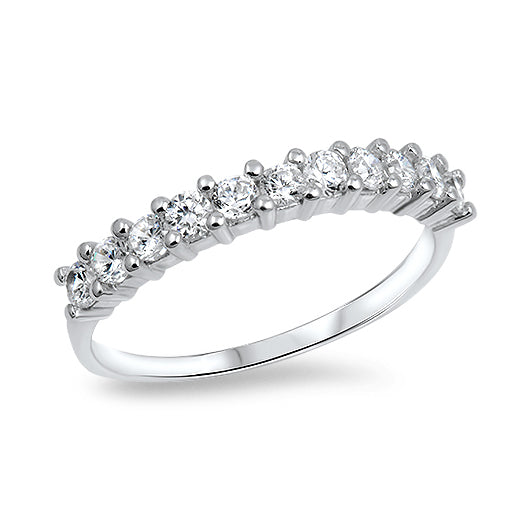 Silver CZ Ring