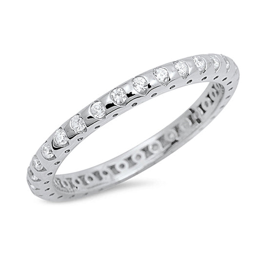 Silver CZ Ring