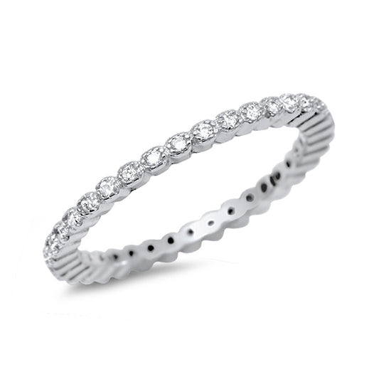 Silver CZ Ring
