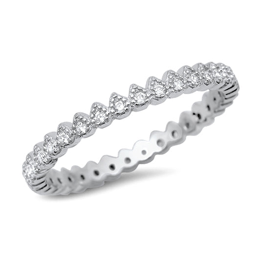 Silver CZ Ring