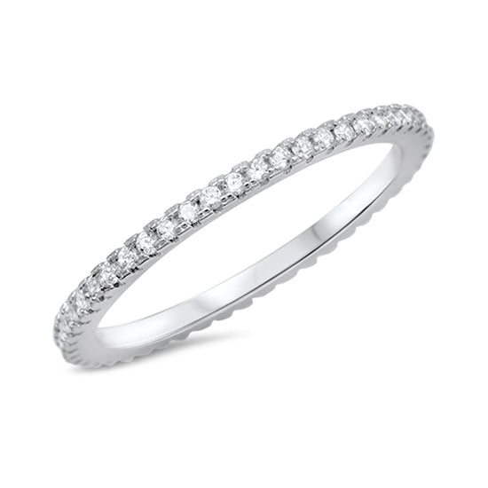 Silver CZ Ring