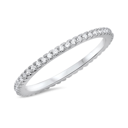 Silver CZ Ring