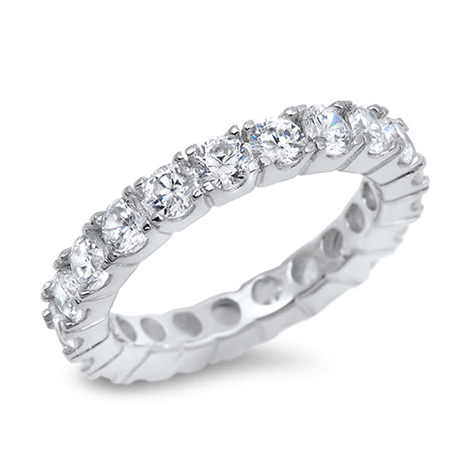 Silver CZ Ring