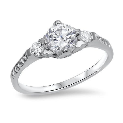 Silver CZ Ring