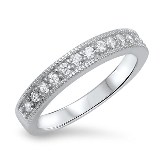 Silver CZ Ring