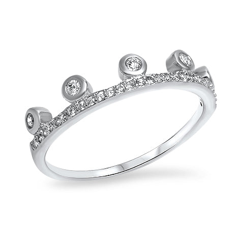 Silver CZ Ring