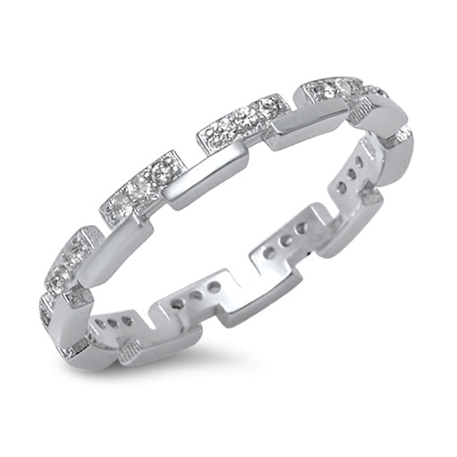 Silver CZ Ring